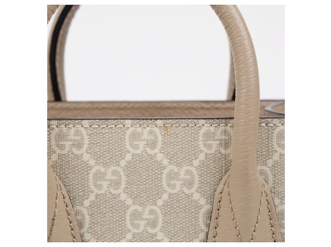 Gucci Interlocking Mini Tote Bag Beige - Ansicht 12