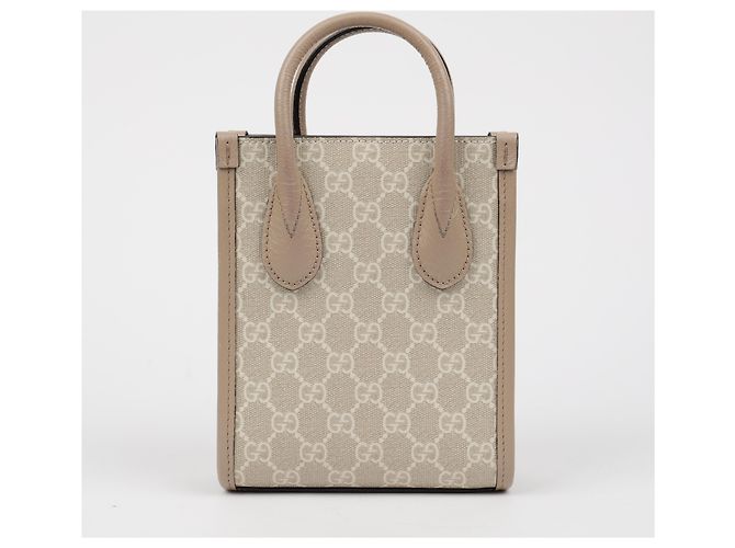 Gucci Interlocking Mini Tote Bag Beige - Ansicht 4