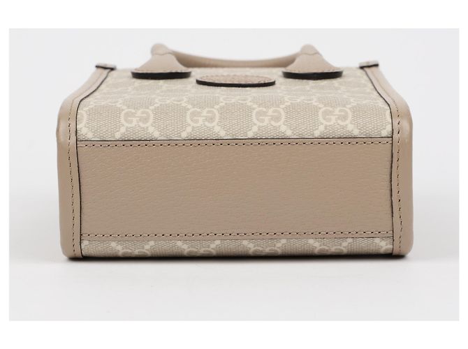 Gucci Interlocking Mini Tote Bag Beige - Ansicht 7