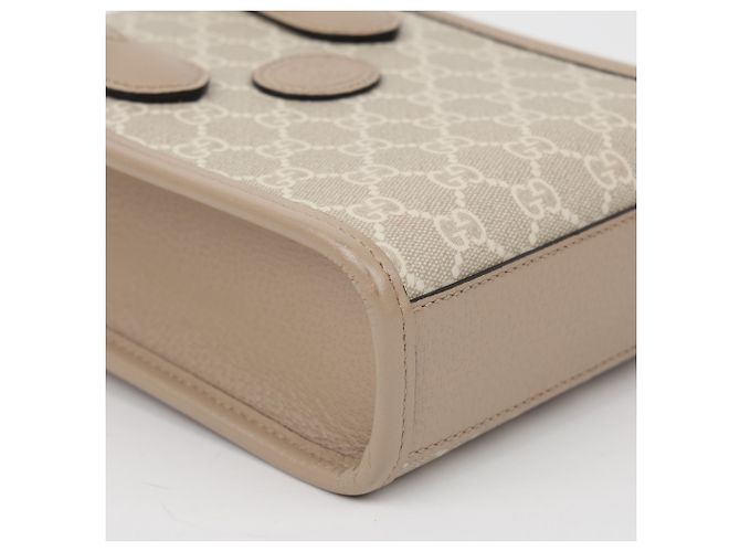 Gucci Interlocking Mini Tote Bag Beige - Ansicht 8