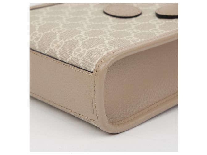 Gucci Interlocking Mini Tote Bag Beige - Ansicht 9