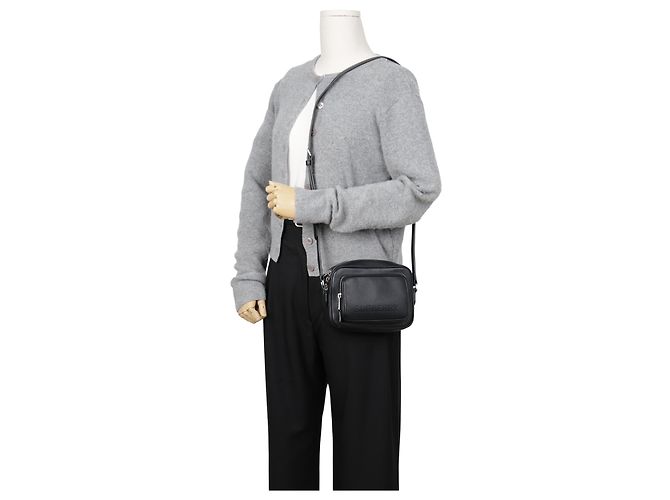 Burberry Picca borsa camera goffrata Nero - vista 14