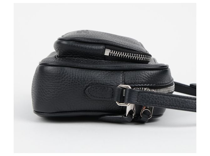Burberry Picca borsa camera goffrata Nero - vista 6