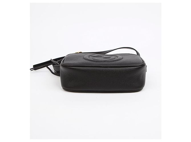 Gucci Borsa Soho Disco Bag in pelle mini nera - vista 6