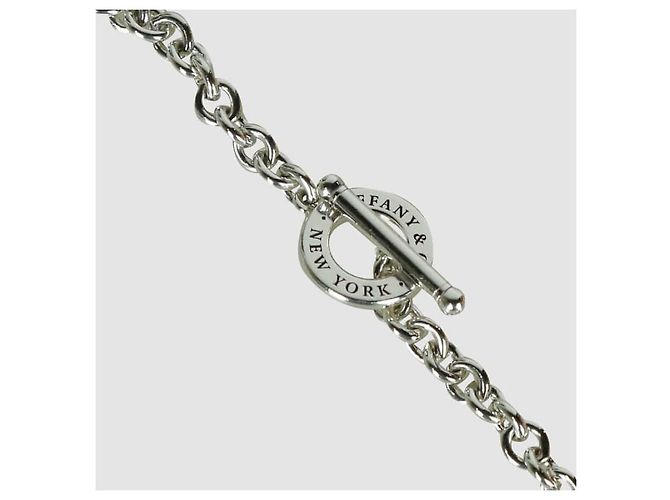 Tiffany & Co Collana in argento con pendente a cuore e chiusura toggle - vista 6