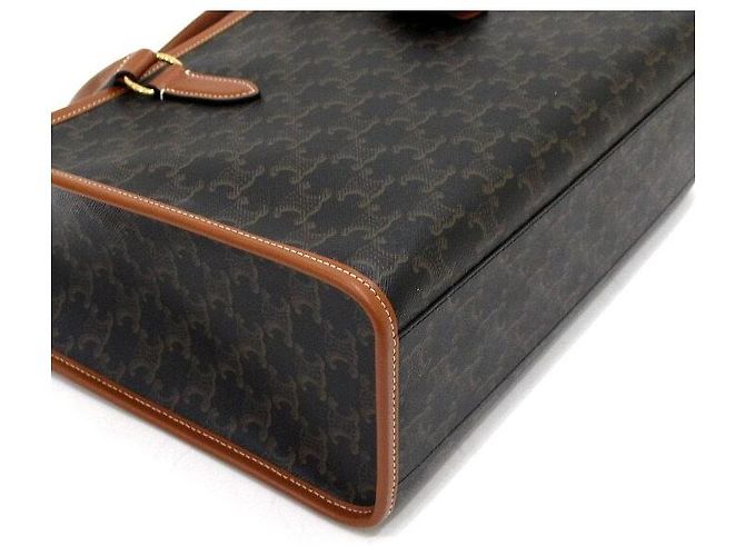 Céline Triomphe Canvas Horizontal Mini Cabas Tote Bag und Schultertasche - Ansicht 11