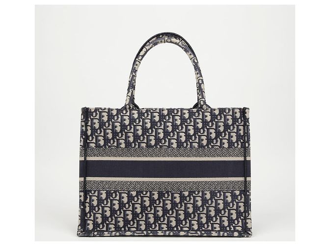 Dior Borsa Book Tote Medium Oblique da donna Blu - vista 5