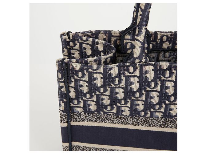 Dior Borsa Book Tote Medium Oblique da donna Blu - vista 6