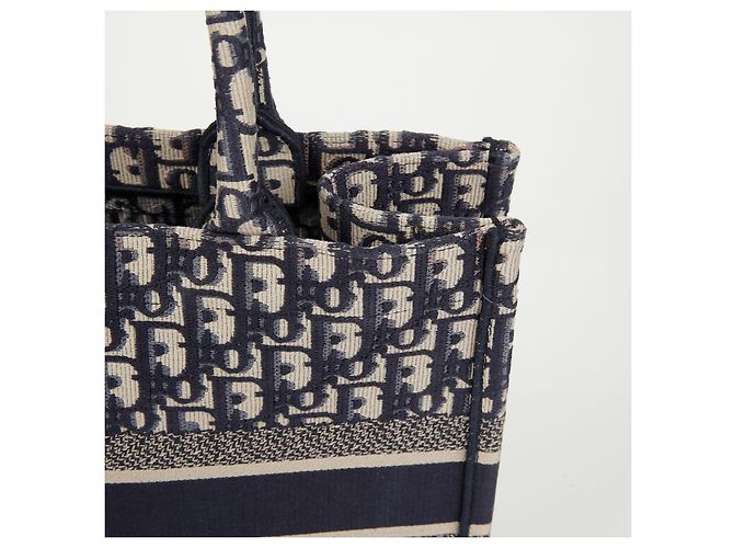 Dior Borsa Book Tote Medium Oblique da donna Blu - vista 7