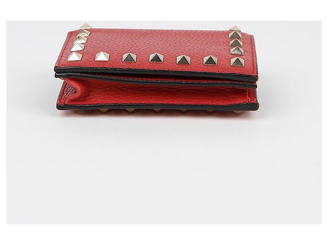 Valentino Rockstud Geldbörse Braun Leder - Ansicht 6