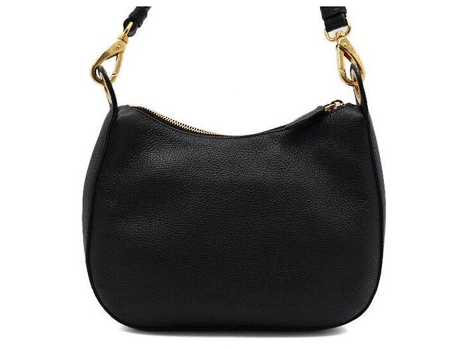 Prada Borsa a tracolla Hobo con logo dorato - vista 4