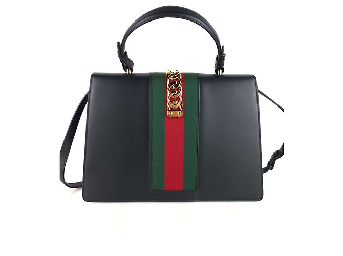 Gucci Borsa a tracolla con manico superiore - vista 5