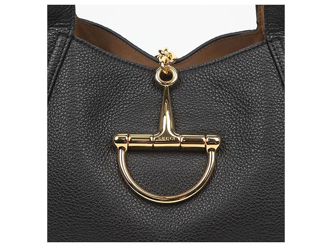 Gucci Borsa Tote Soft Bit Medium Black - vista 3