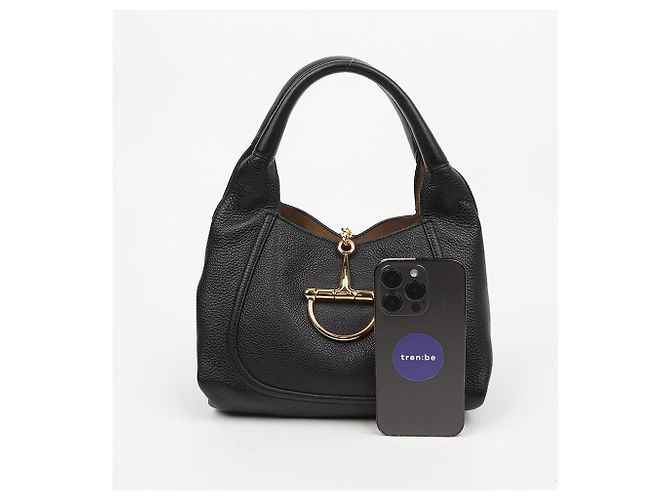 Gucci Borsa Tote Soft Bit Medium Black - vista 8
