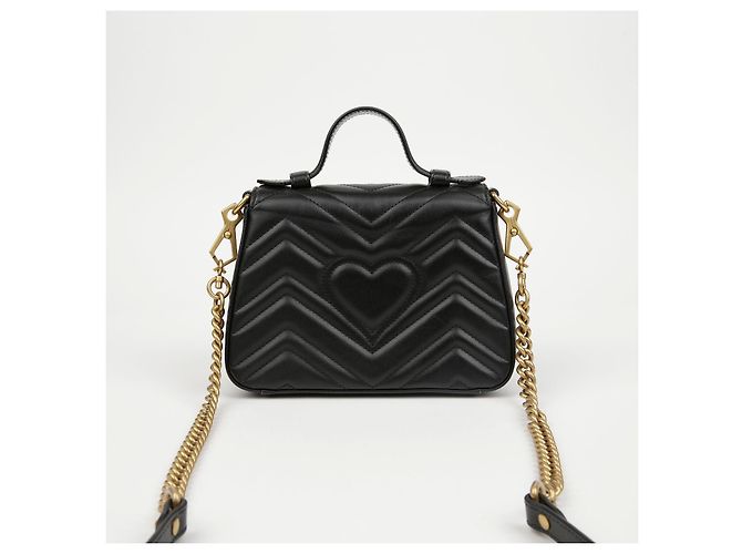 Gucci GG Marmont Mini Top Handle Bag Black - Ansicht 4