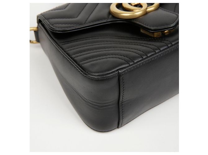 Gucci GG Marmont Mini Top Handle Bag Black - Ansicht 8