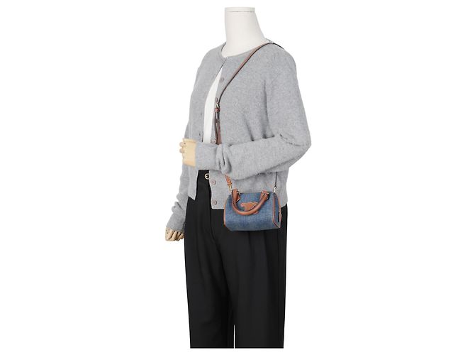 Céline Borsa a spalla Triope Mini Boston Tote - vista 14
