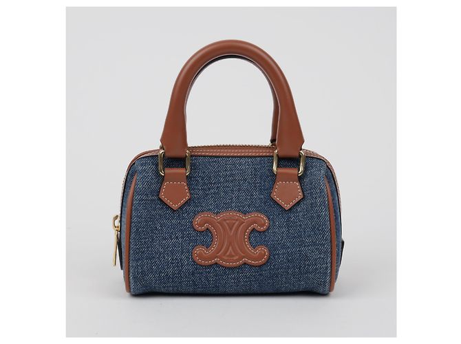 Céline Borsa a spalla Triope Mini Boston Tote - vista 2
