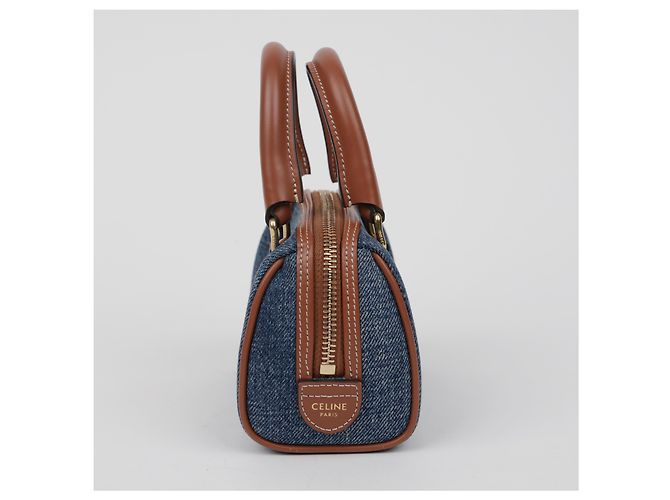 Céline Borsa a spalla Triope Mini Boston Tote - vista 5
