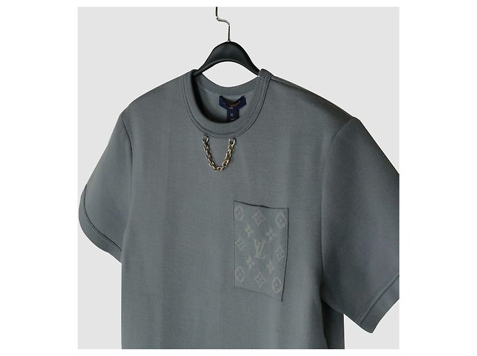 Louis Vuitton Kurzarm-T-Shirt mit Monogramm-Tasche - vista 2