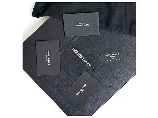Autre Marque Clutch Monogram Black Logo Black - vista 3