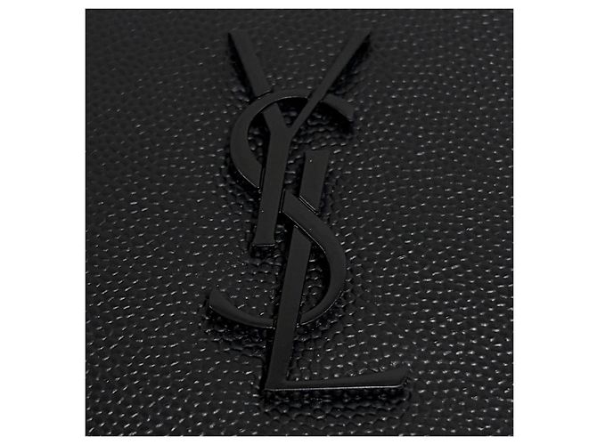 Autre Marque Clutch Monogram Black Logo Black - vista 7