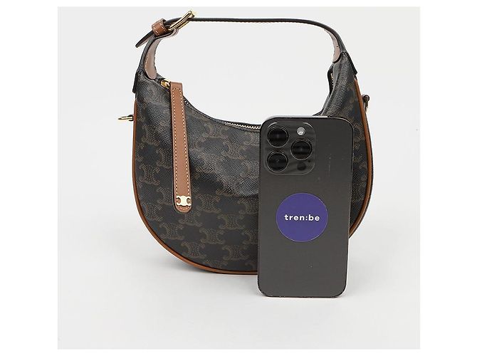 Borsa in tela Céline Marrone - vista 10