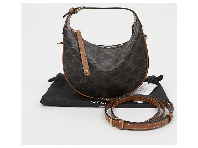 Borsa in tela Céline Marrone - vista 3