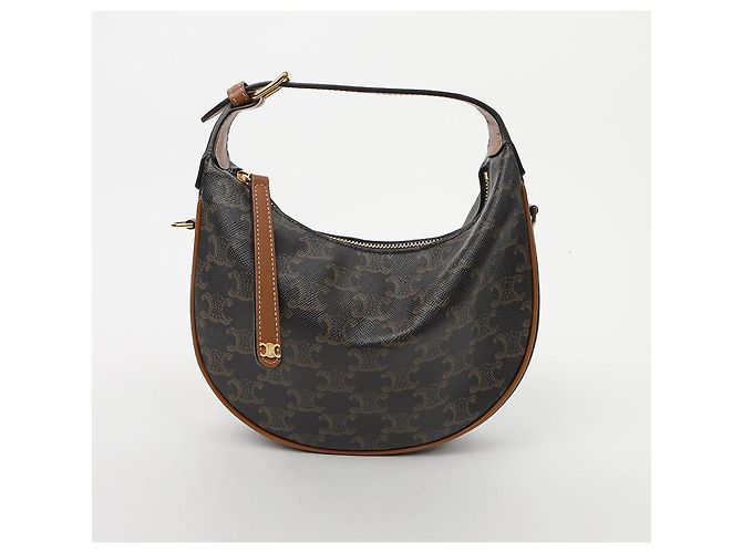 Borsa in tela Céline Marrone - vista 4