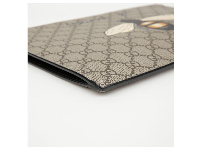 Gucci Pouch con tracolla GG Supreme Bestiary Bee Print - vista 6