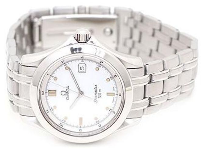 Omega Relógio Seamaster Mostrador Branco Quartz Aço - vista 2