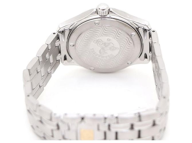 Omega Relógio Seamaster Mostrador Branco Quartz Aço - vista 5