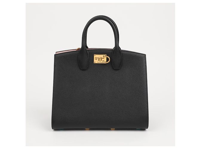 Salvatore Ferragamo Studio Box Medium Tote Schultertasche - Ansicht 2