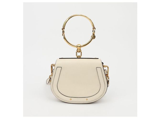 Chloé Picca borsa a spalla tote bianca - vista 2