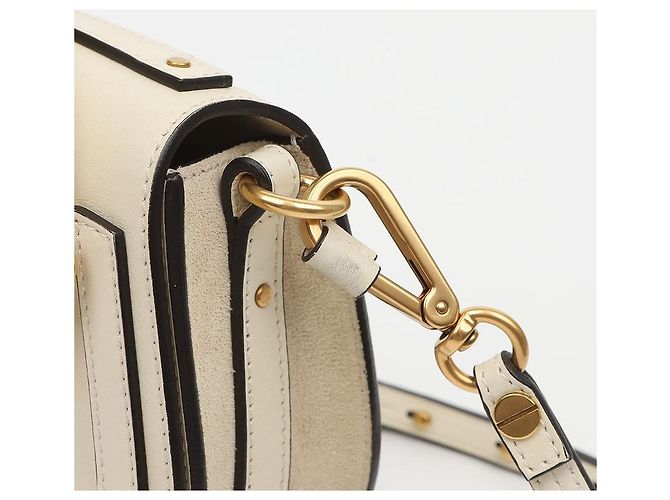 Chloé Picca borsa a spalla tote bianca - vista 6