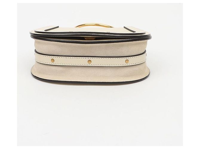 Chloé Picca borsa a spalla tote bianca - vista 7