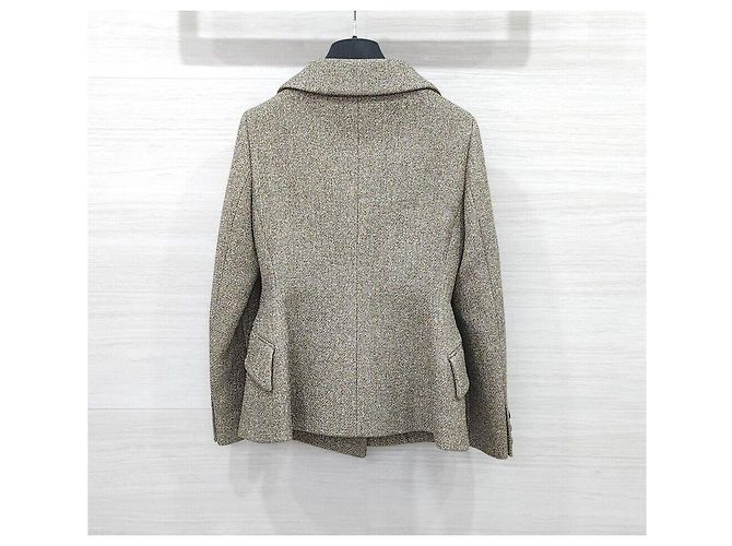 Dior Chaqueta Doble Gris Oro - vista 2