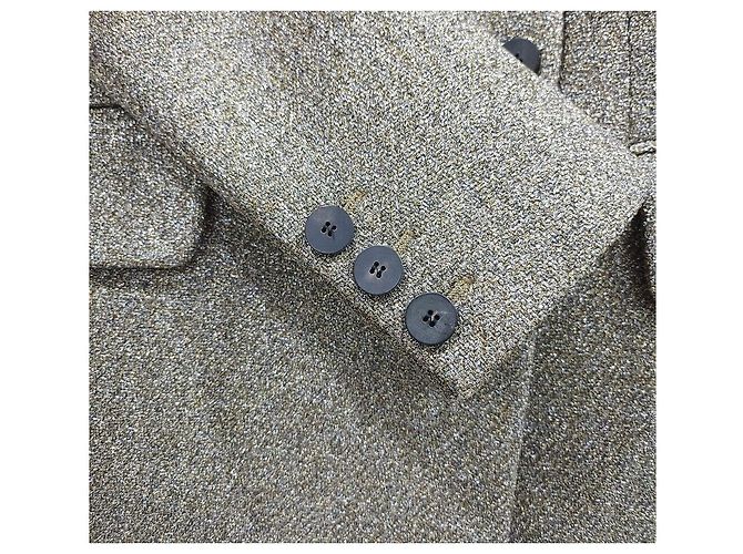 Dior Chaqueta Doble Gris Oro - vista 4