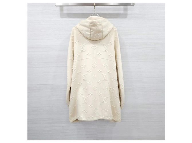 Louis Vuitton Giacca lunga oversize con cappuccio Monogram da donna - vista 2