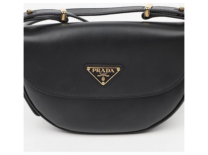 Prada Borsa a Tracolla con Patta Nera - vista 2