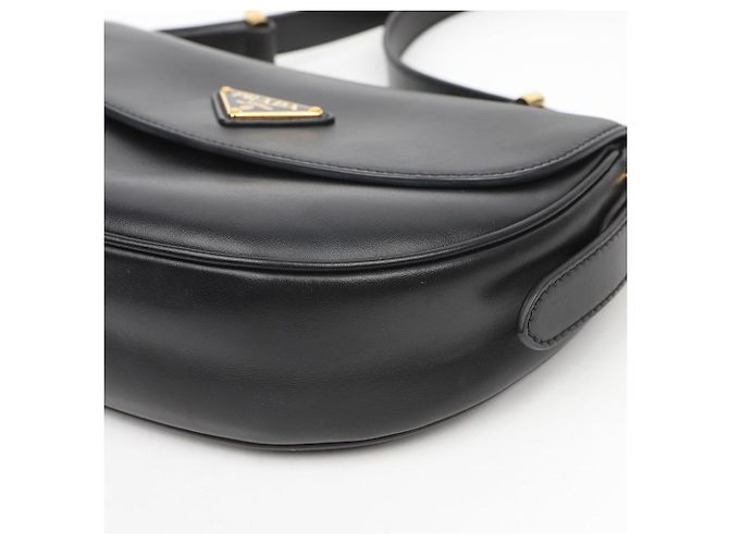 Prada Borsa a Tracolla con Patta Nera - vista 7