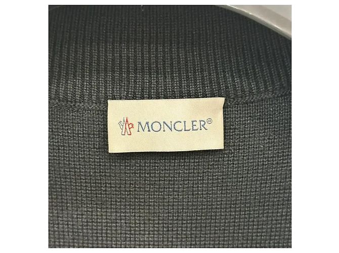 Moncler Gesteppte Strickjacke Schwarz (XL) - Ansicht 15
