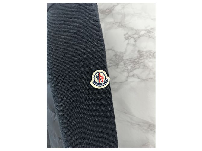 Moncler Gesteppte Strickjacke Schwarz (XL) - Ansicht 5