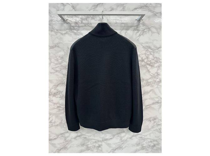 Moncler Gesteppte Strickjacke Schwarz (XL) - Ansicht 6