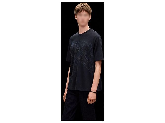 Hermès Besticktes T-Shirt Quadrige - Ansicht 3