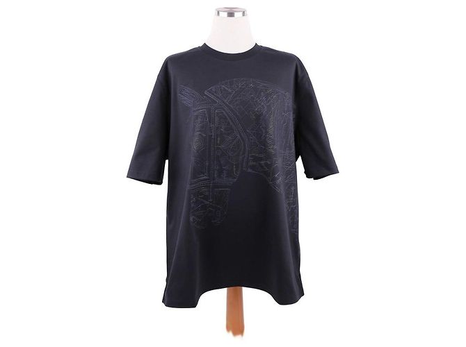 Hermès Besticktes T-Shirt Quadrige - Ansicht 7