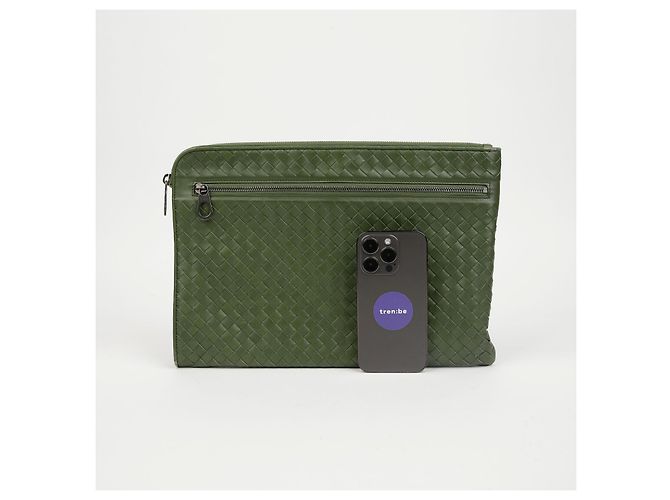 Bottega Veneta Clutch Document Intrecciato - vista 17