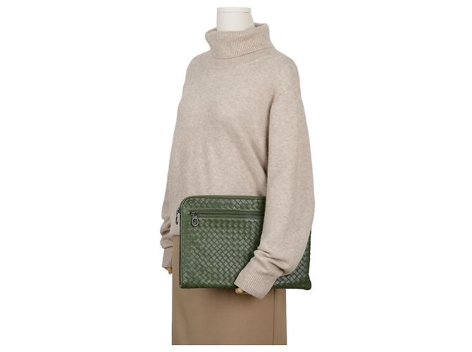 Bottega Veneta Clutch Document Intrecciato - vista 18
