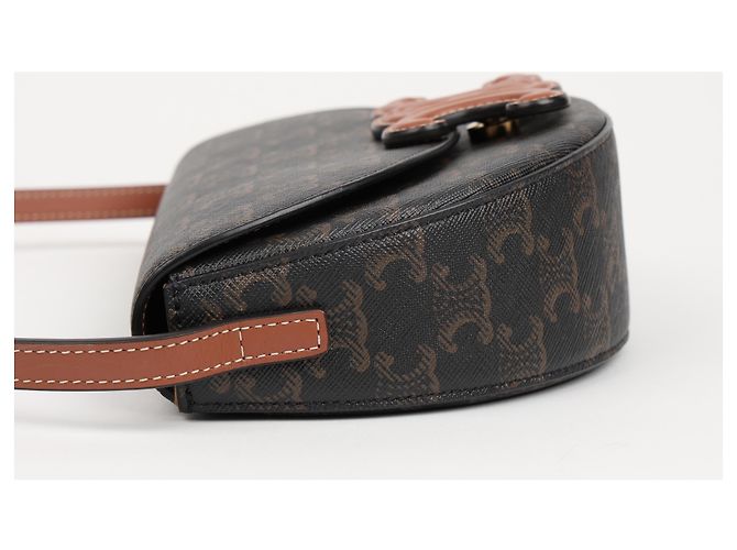 Céline Schultertasche Tan - Ansicht 5