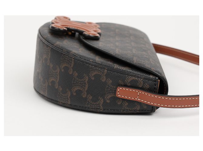 Céline Schultertasche Tan - Ansicht 6